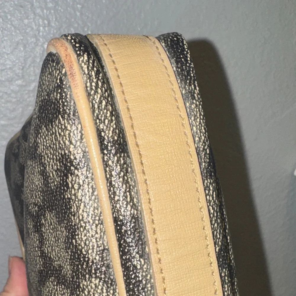 Yves Saint Laurent Brown Leopard-Print clutch/Pouchette - Picture 7 of 10